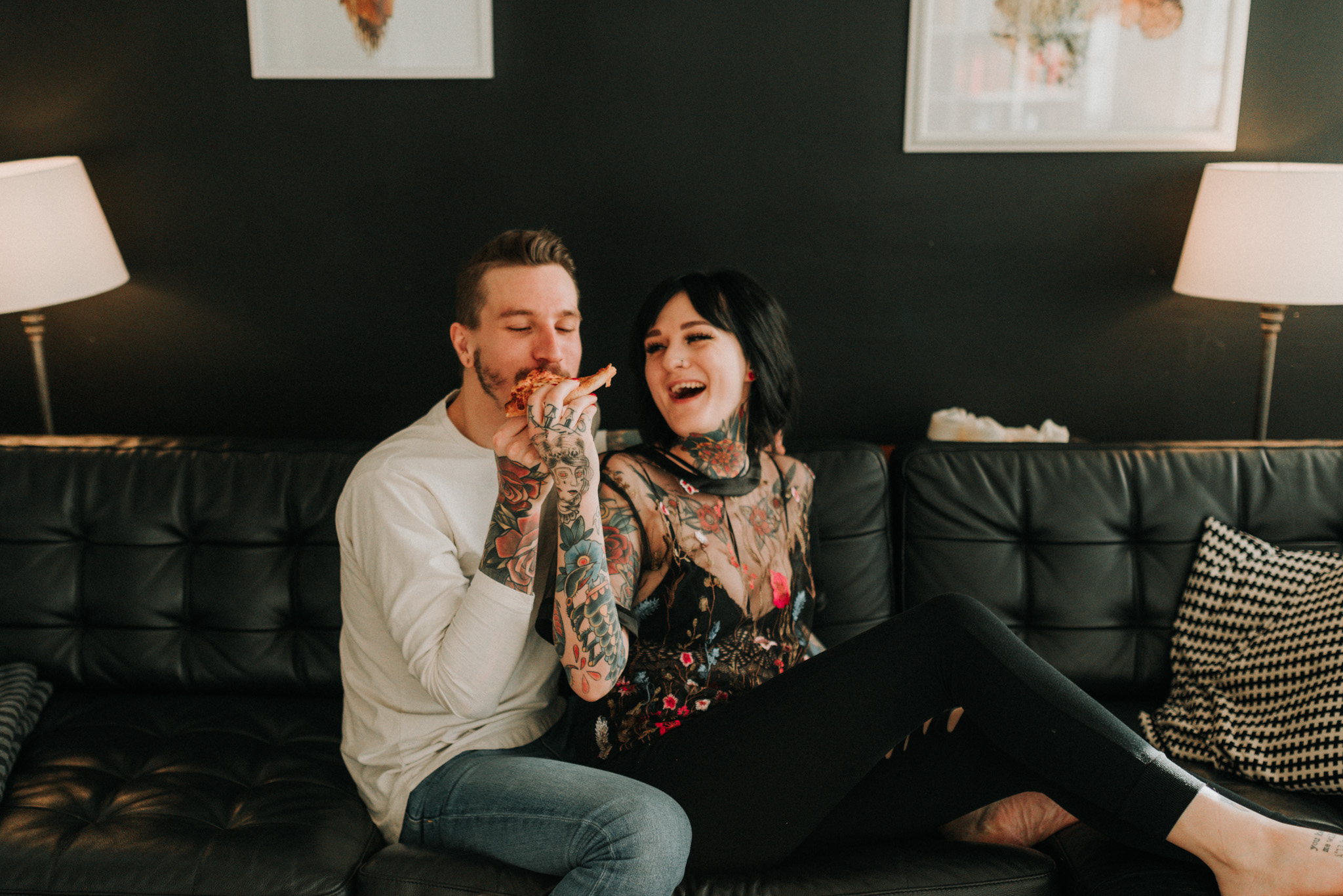 Couple Photoshoot Ideas · Valentine's Day Pizza Session · Breeanna Kay