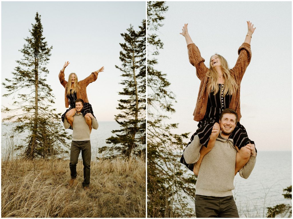 outdoor engagement photos