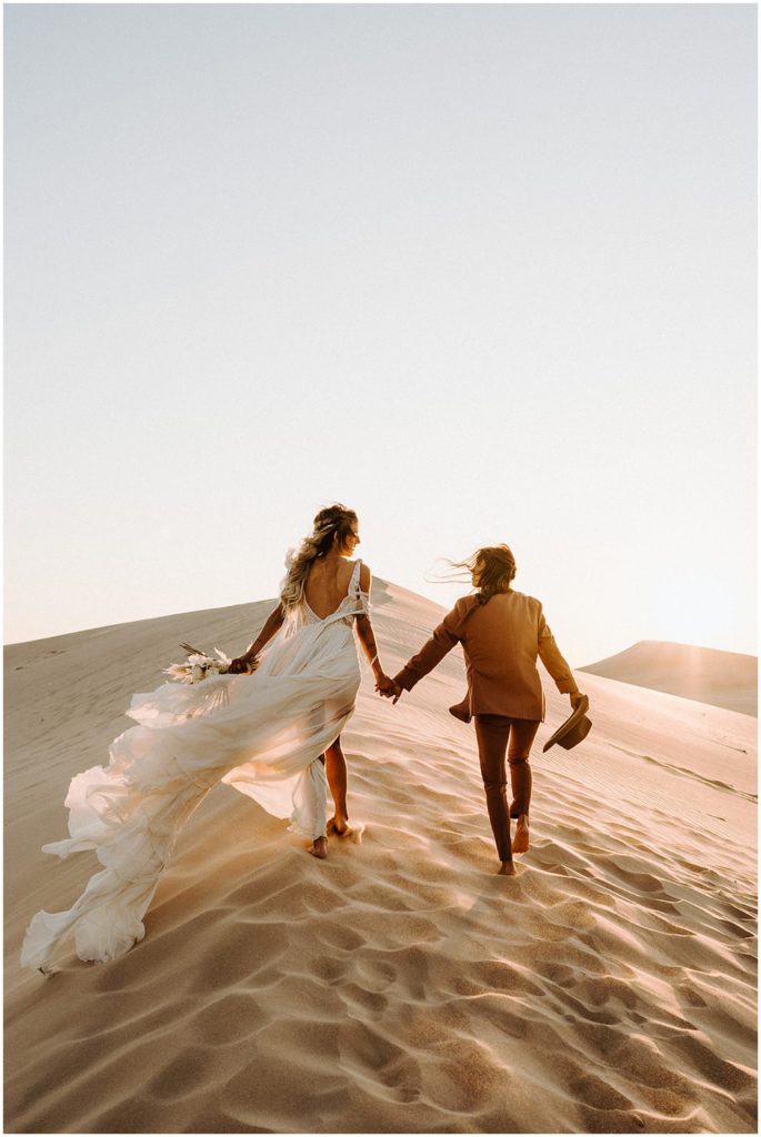 sand dunes wedding