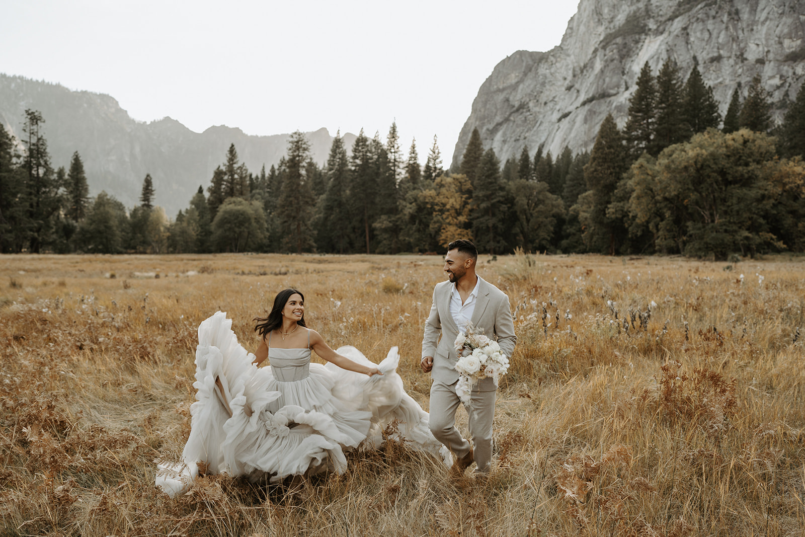 Yosemite elopement in california